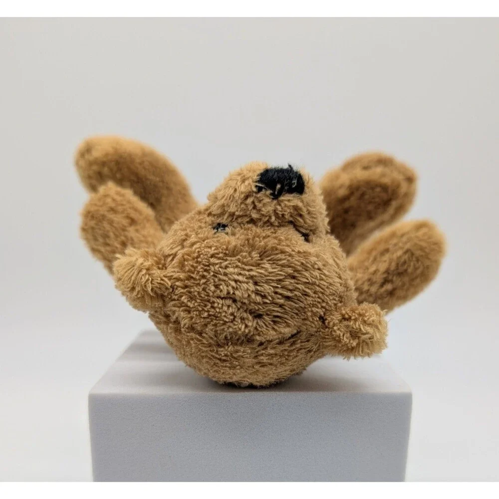 Anico Small Light Brown Plush Teddy Bear Terry Cloth 4.5
